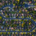Neighborhood - Bird's Eye View Of Houses